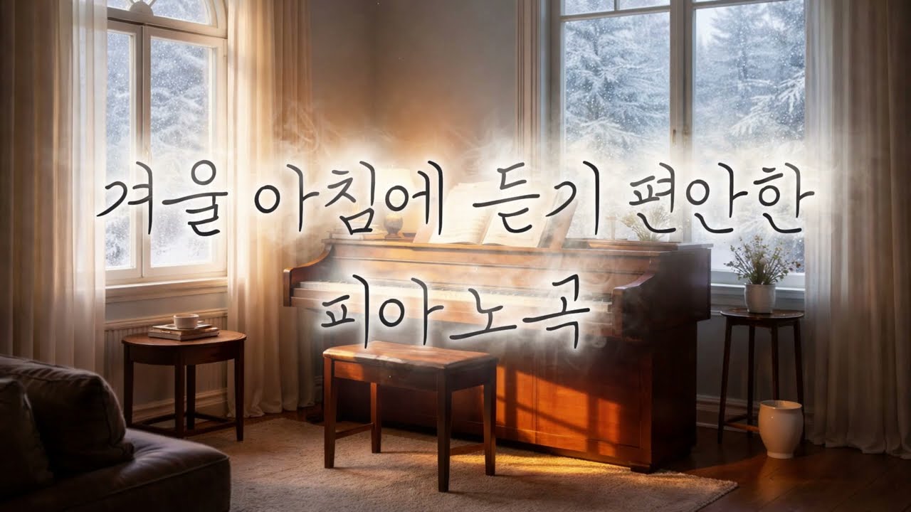 [playlist] 겨울 공기같은 잔잔한 피아노곡, 편안하고 차분한 감성플리