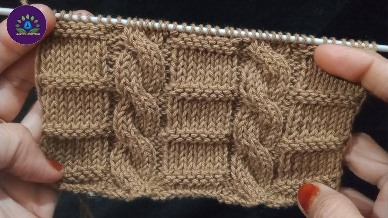 सीढ़ी वाली केबल बुनाई  | Ladders Cable Pattern | Knitting design #560