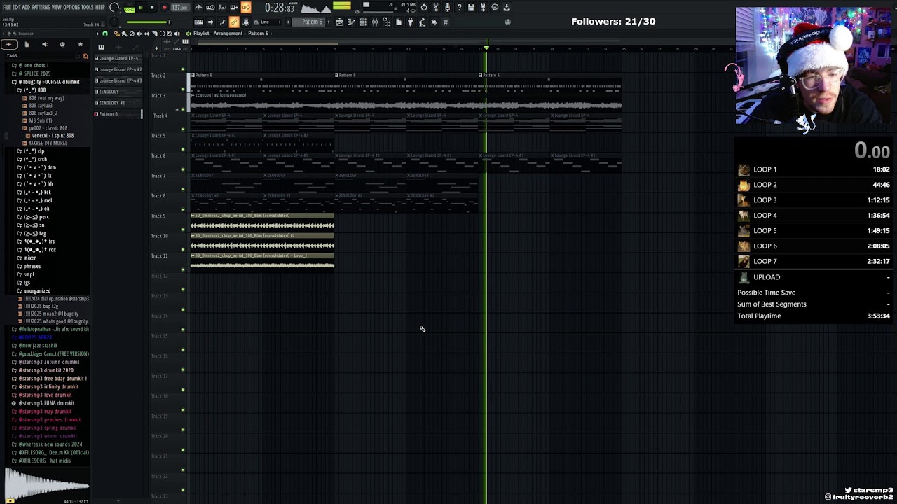 MAKING A SAMPLE PACK IN ONE DAY ( • ⩊ • ) 15 LOOPS + ART + VISUALS ʚ₍ᐢ. .ᐢ₎ɞ TAP IN
