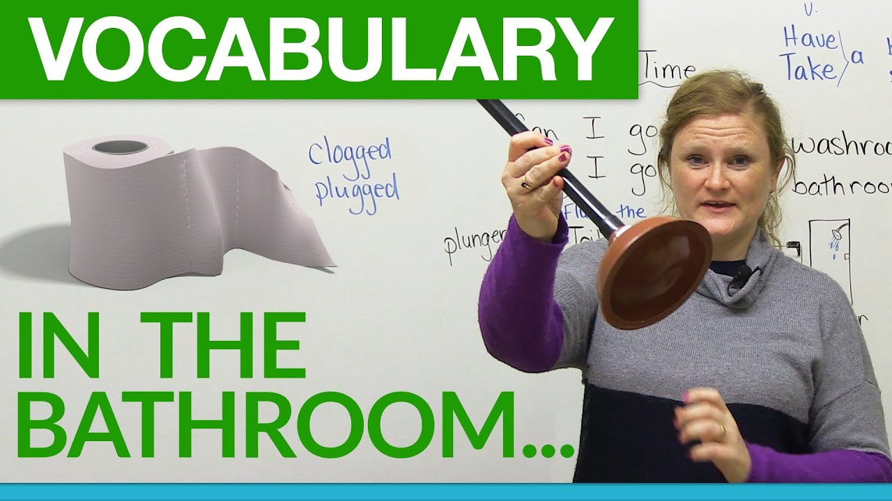 Learn English vocabulary in the BATHROOM :)