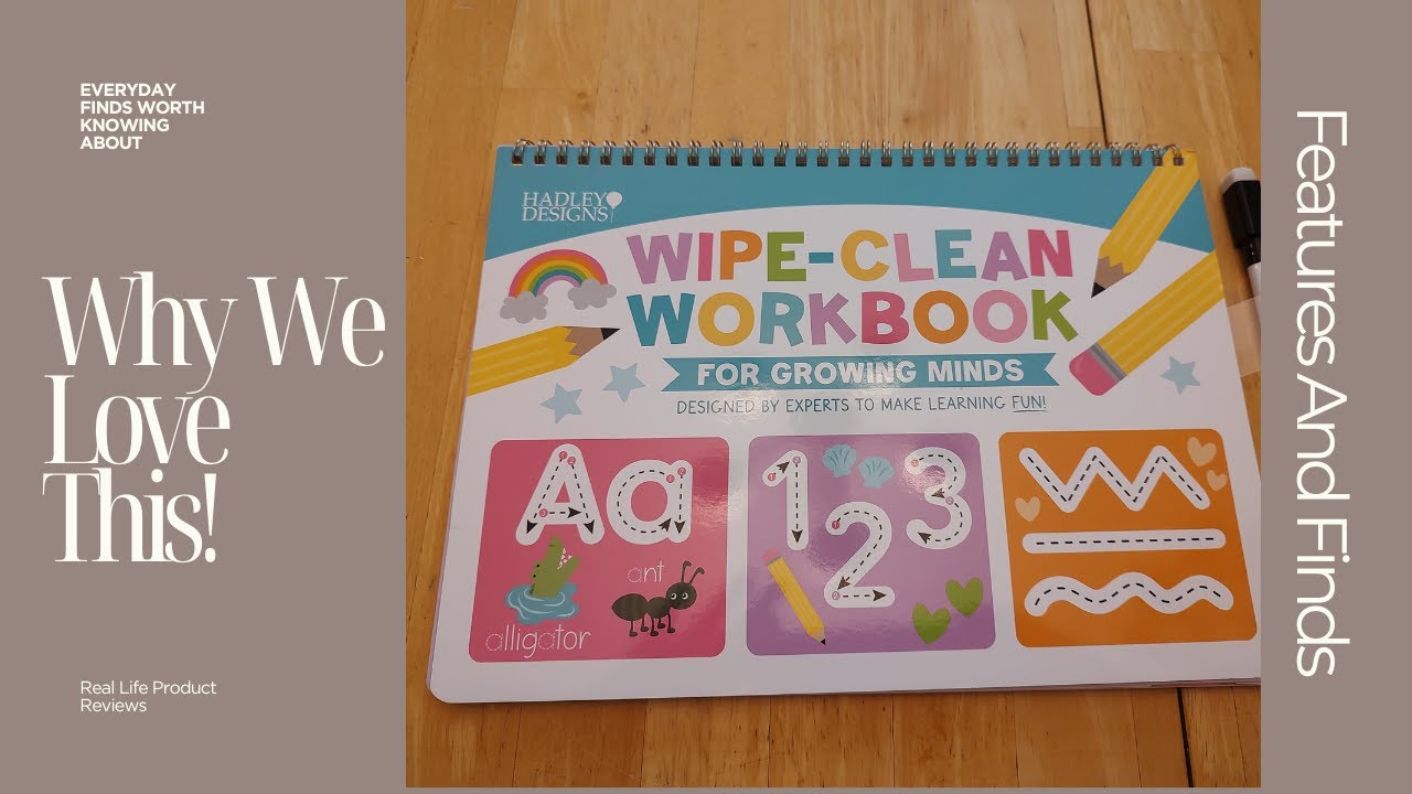 Why We Love This ABC And Numbers Workbook For Our Kids