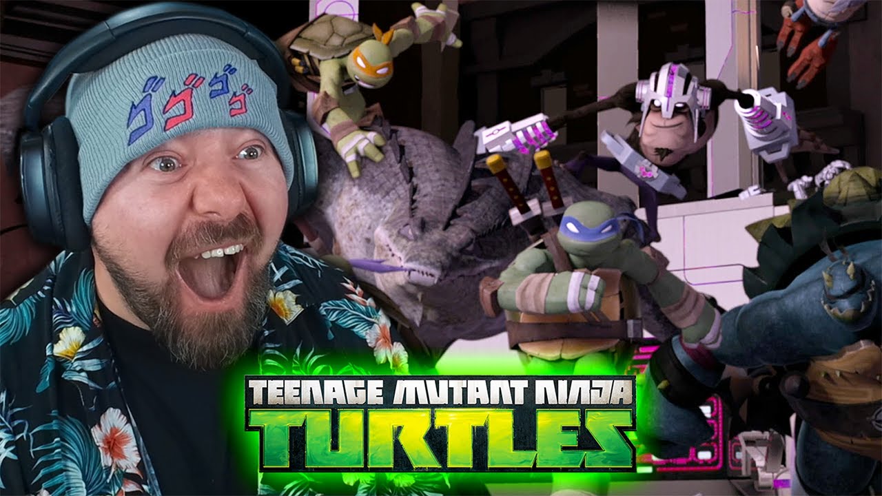BATTLE FOR NEW YORK  WAS HYPE!!! - Teenage Mutant Ninja Turtles 2012 Season 3 Episode 12-13 REACTION