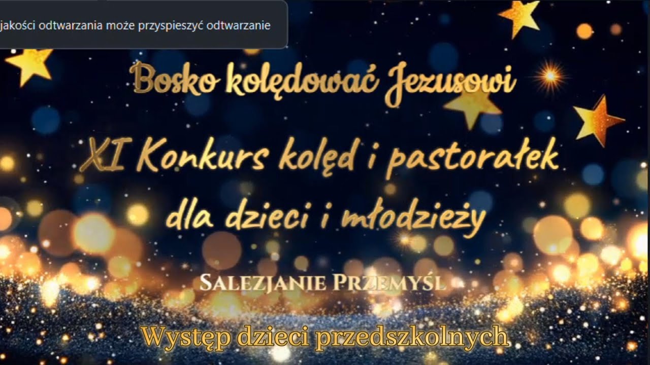 Występy dzieci przedszkolnych w konkursie kolęd i pastorałek 