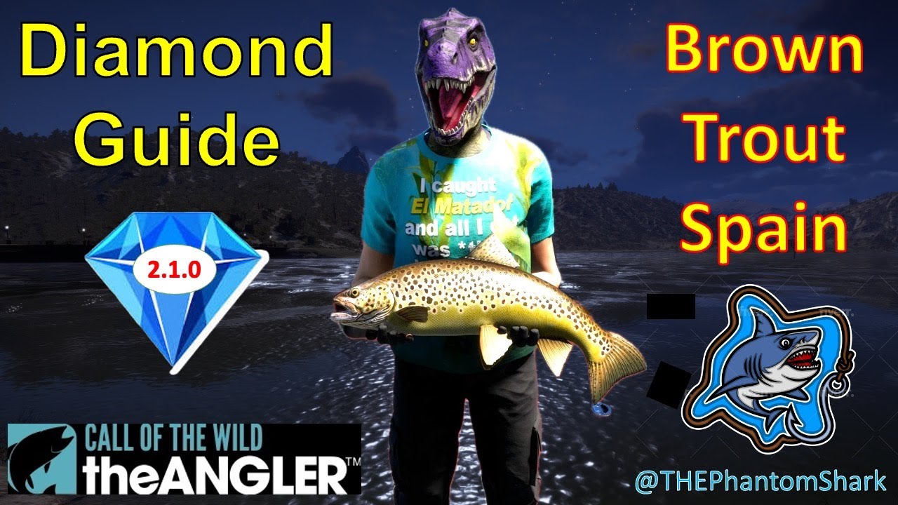 Brown Trout Spain Diamond Guide! Top Hotspot! Aguas Claras Reserve - Call of The Wild: The Angler