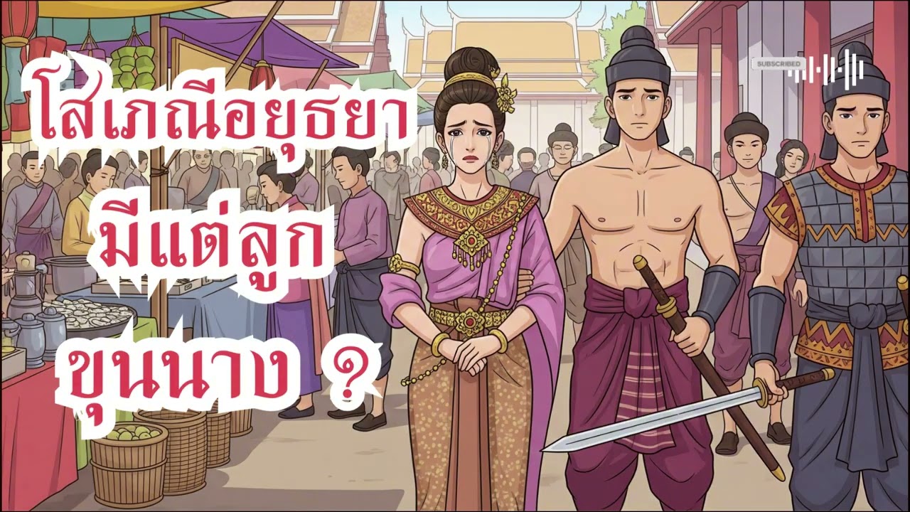 ทำไมโสเภณีในสมัยอยุธยาถึงมีแต่ลูกขุนนางทั้งนั้น?