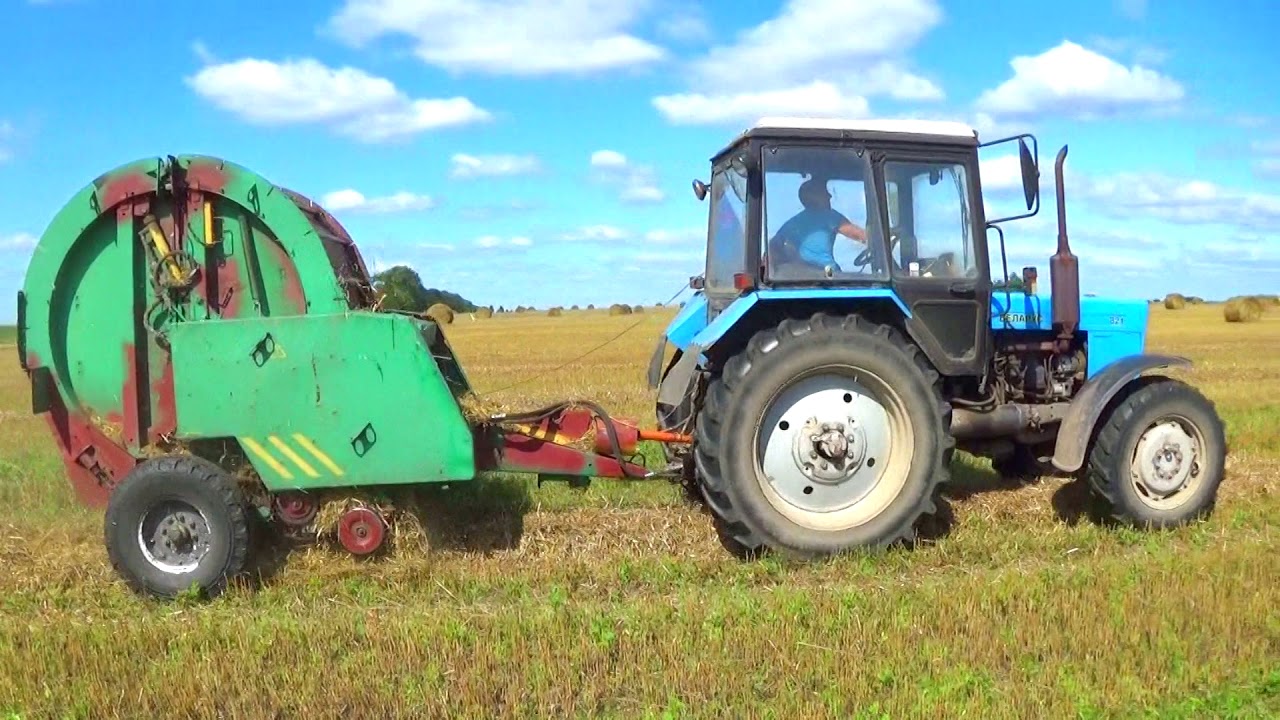 Прессование,сбор и транспортировка соломы с полей СПК 