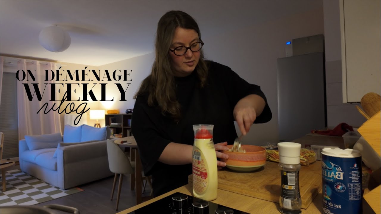 WEEKLY VLOG - peinture, cuisine, on demenaaaage