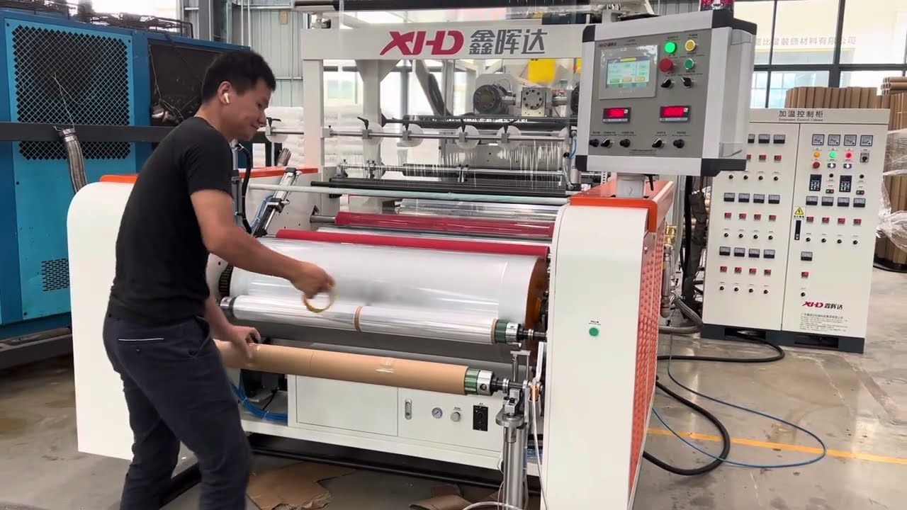 1 meter Two Layer Stretch Film Machine; Stretch Film Manufacturer 
