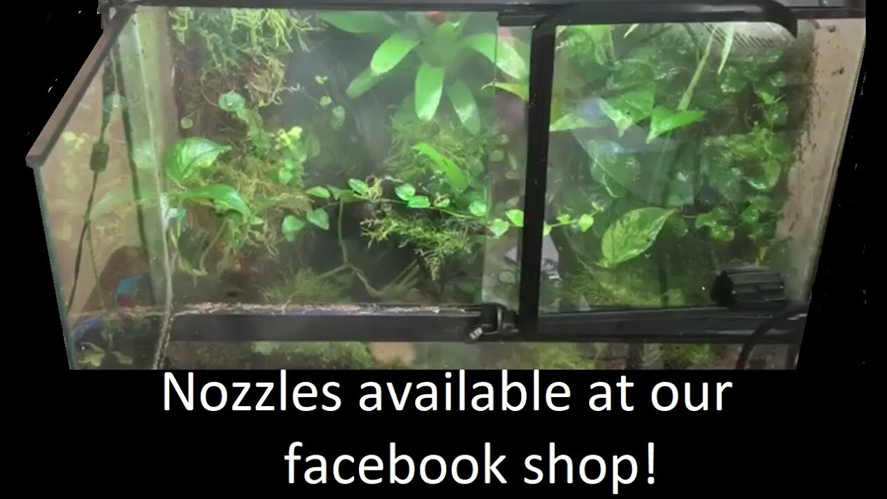 How to Make a Misting System for Terrarium Vivarium or Aeroponics (New video in description)