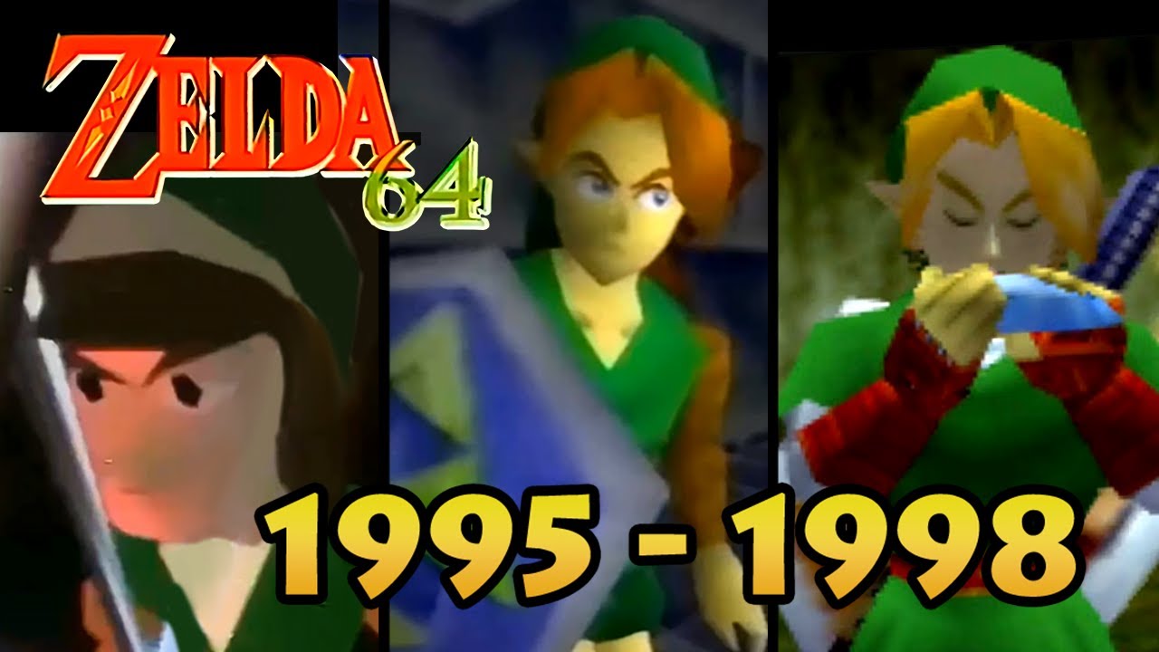ZELDA 64 с 1995 по 1998 год