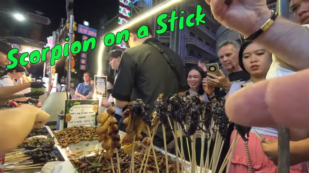 Eating Scorpions in Bangkok