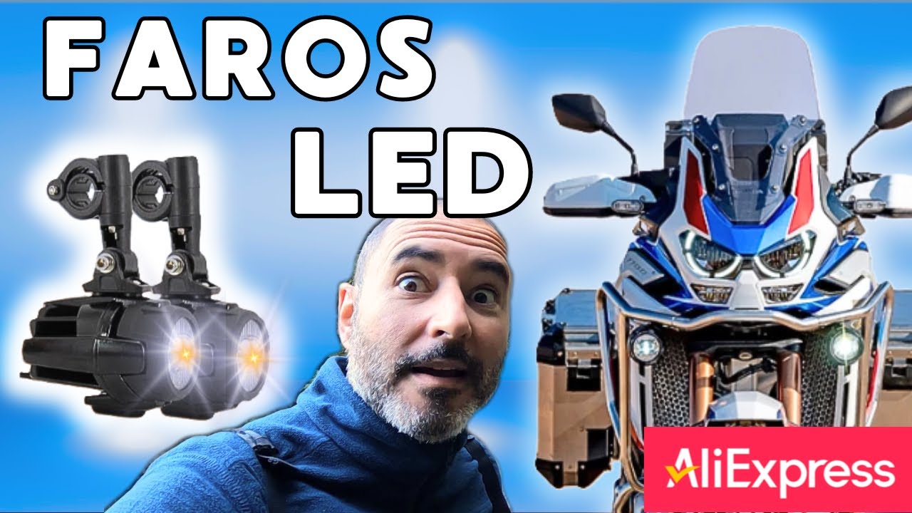 💡 Faros económicos para moto de AliExpress | Revisión completa