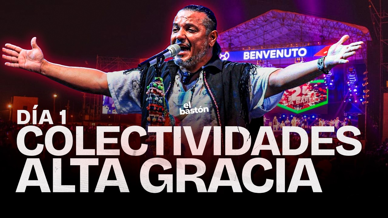 COLECTIVIDADES DE ALTA GRACIA I DÍA 1 I INDIO LUCIO ROJAS EN VIVO