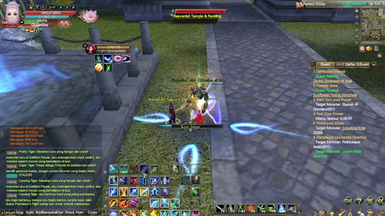 perfect world 2 indonesia - combo qpq seeker