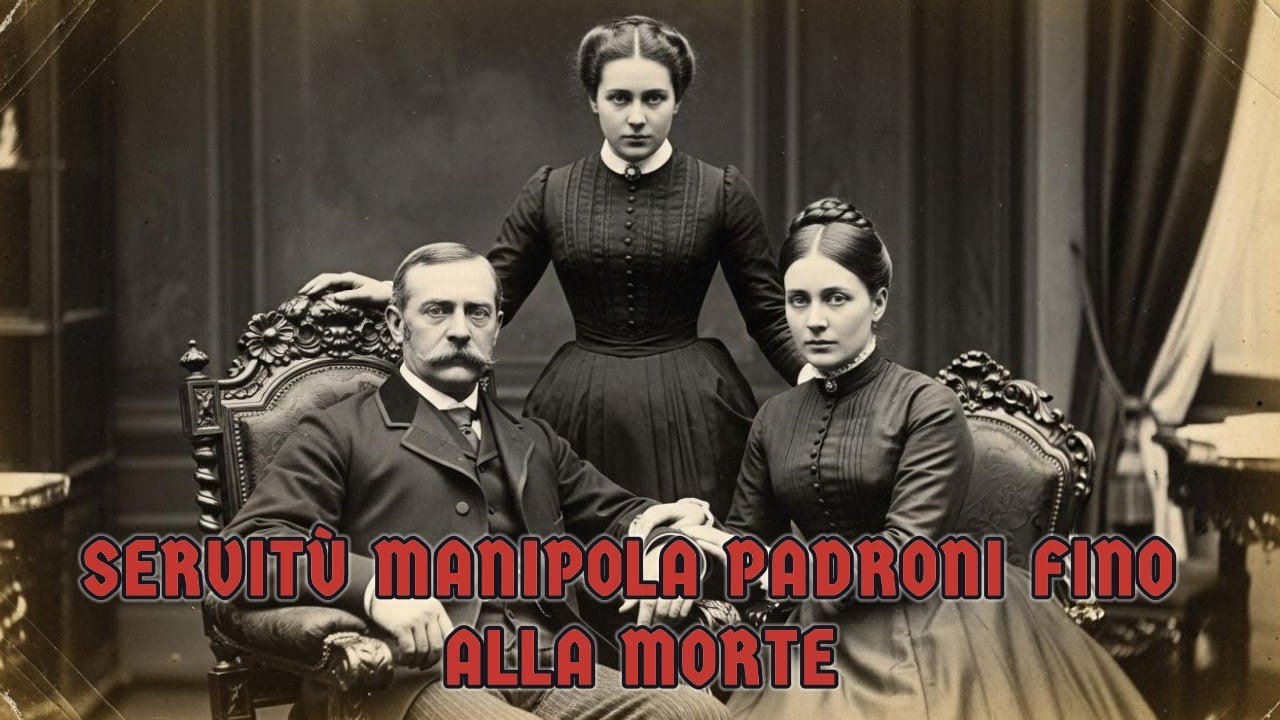 Una foto dimenticata del 1874 mostra una tata con il padrone e la moglie — Ma le mani rivelano