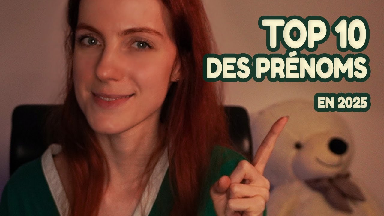 ASMR FR | TOP 10 DES PRÉNOMS EN 2025 😮