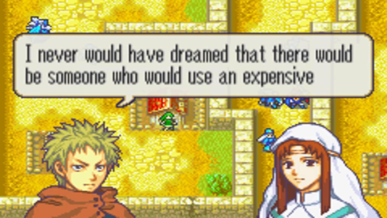 Fire Emblem The Sword of Seals: Ellen and Chad Support Conversations