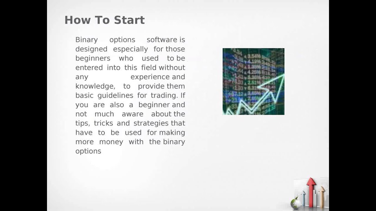 Start Investing With Binary Options Software