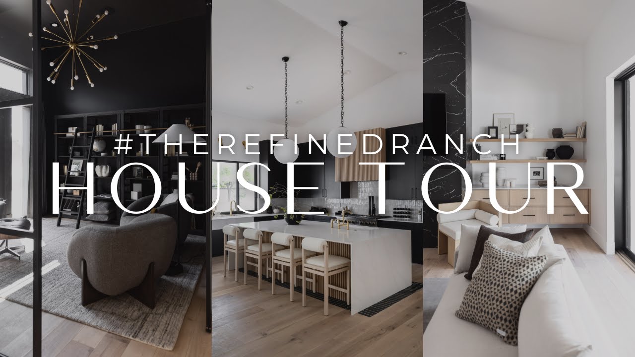 House Tour of a High Contrast + Modern Renovation | THELIFESTYLEDCO 