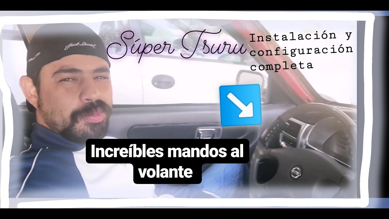 instalación de mandos al volante en el tsuru