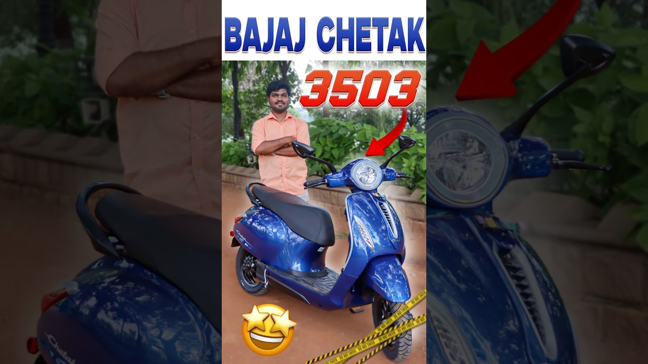 THIS IS CRAZY! Checkout New BAJAJ CHETAK 3503
