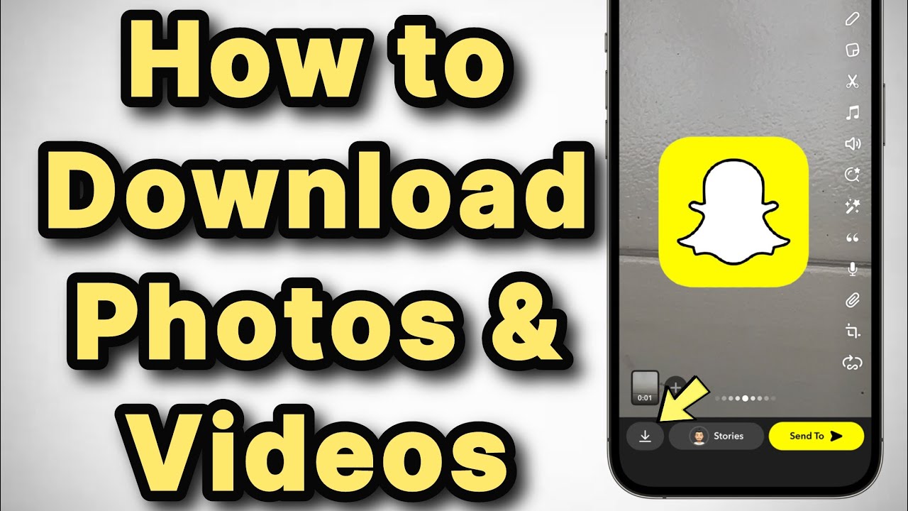 How to Save Photos and Videos on Snapchat in iPhone