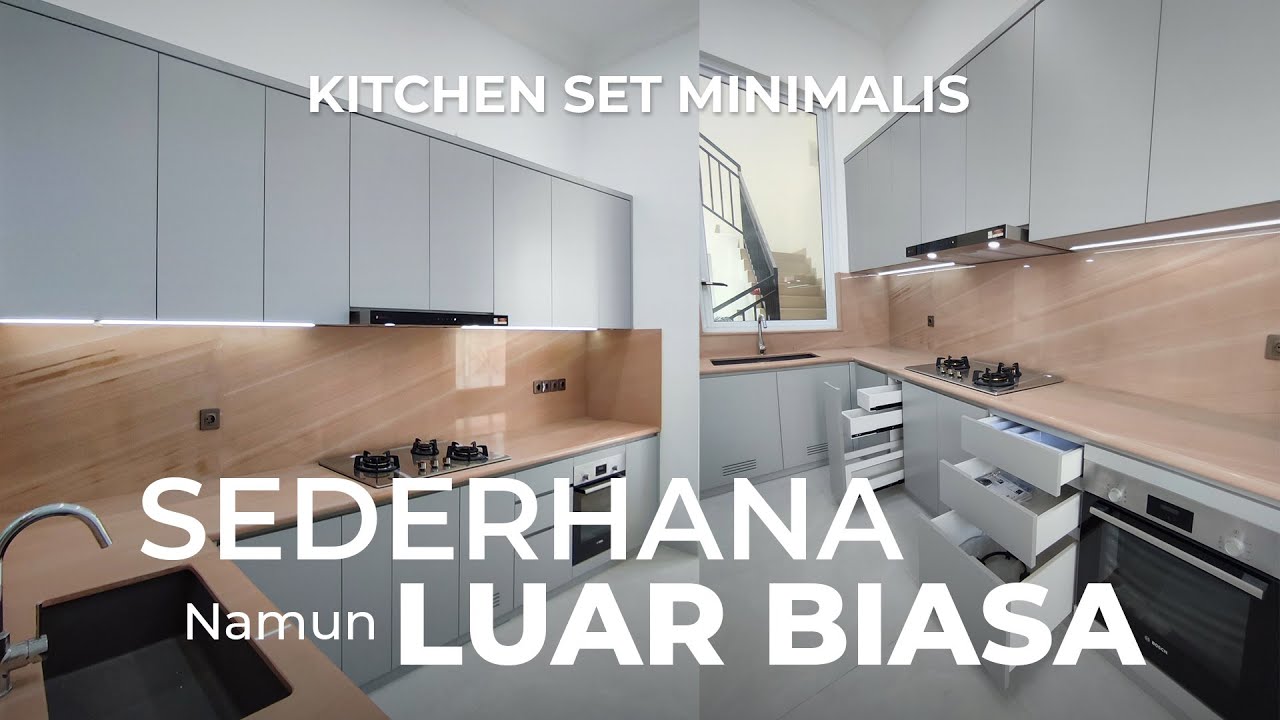 Eksklusif dan Stylish: Kitchen Set Minimalis untuk Ruang Dapur Modern Anda
