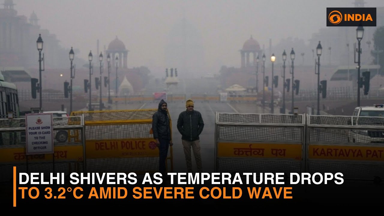 Delhi Shivers as Temperature Drops to 3.2&deg;C Amid Severe Cold Wave