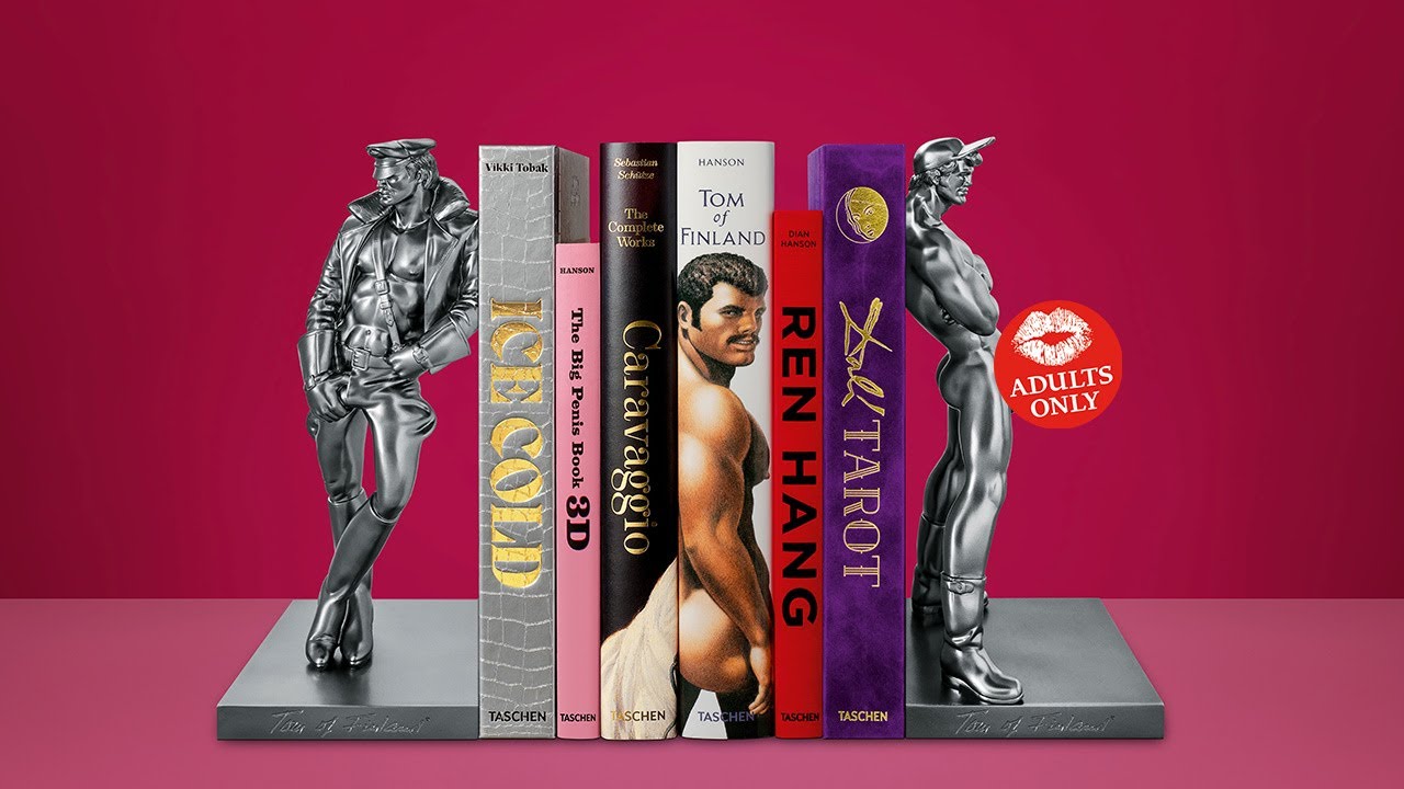 The Tom of Finland Bookends. Always Ready to Handle the Heaviest Load