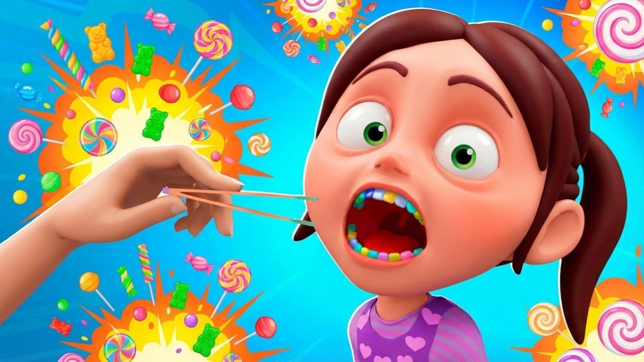 Bài hát Quá Nhiều Kẹo 🍬 Bài hát vui nhộn về kẹo ngọt và răng khỏe | Baby Berry học mà chơi!