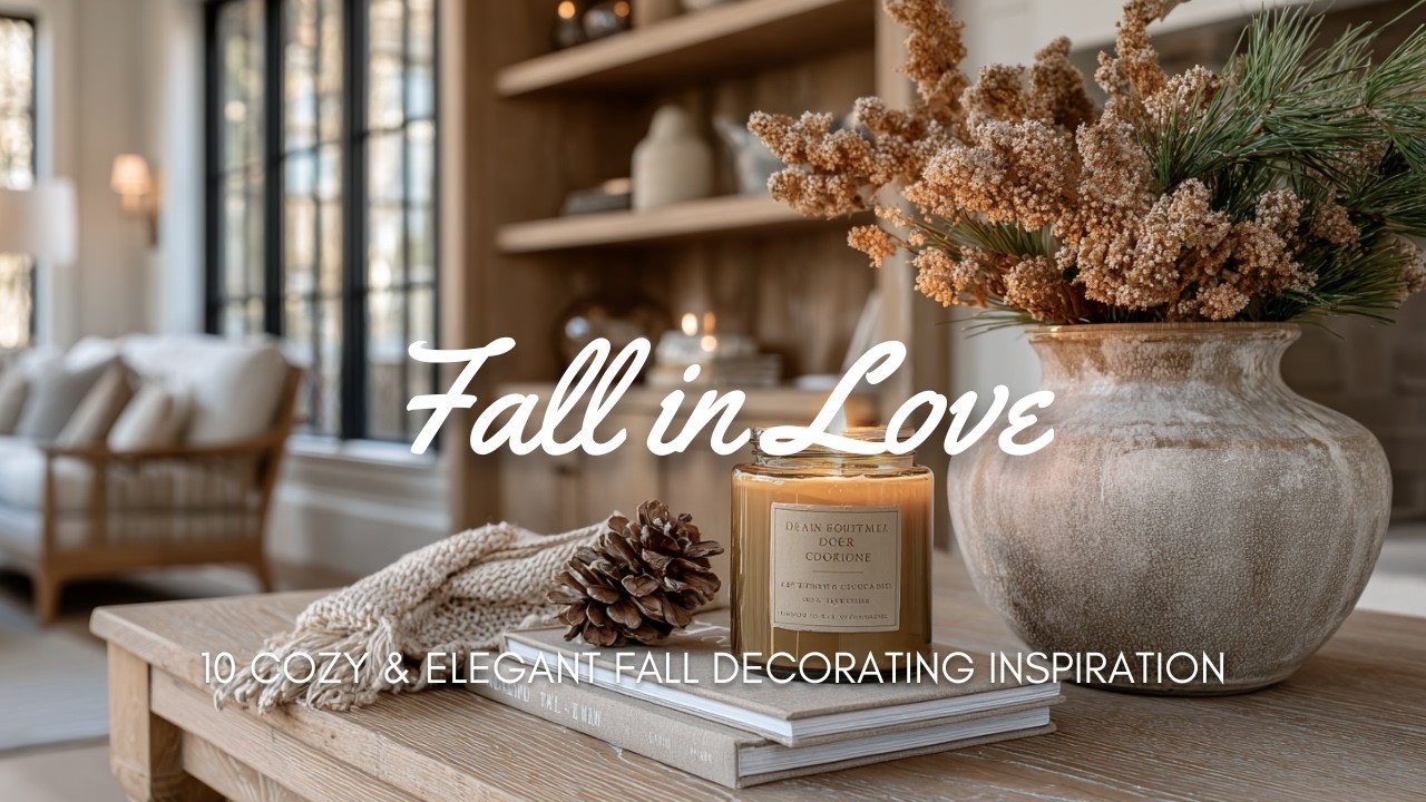 🧡 Fall in Love with Your Home Again | 10 Cozy + Elegant Fall Decorating Inspiration