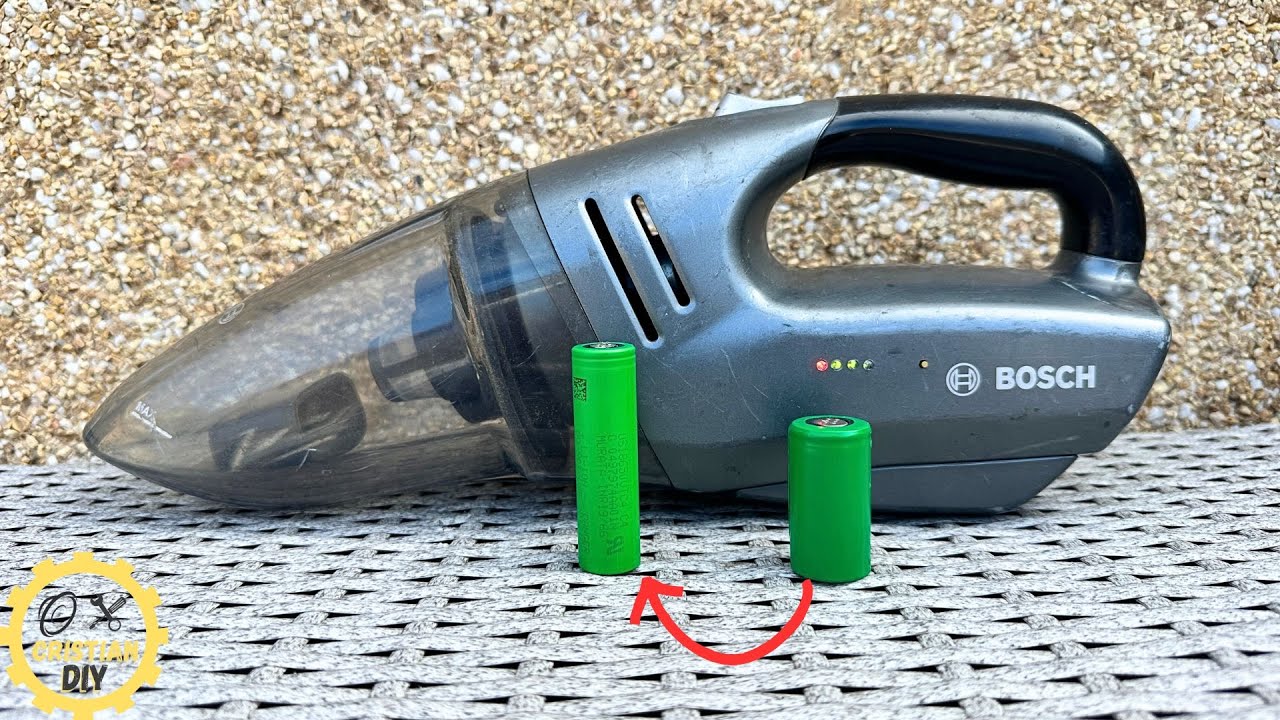 Bosch Cordless Vacuum Cleaner Lithium-Ion to NiCd/NiMh Battery Conversion