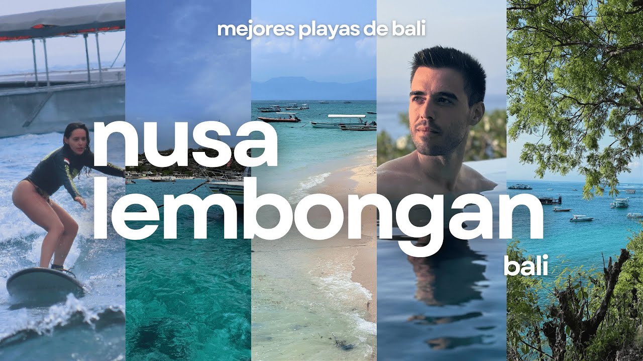 Nusa Lembongan: Estas son las MEJORES playas de Bali (4K) | BALI | Pame y Jorge