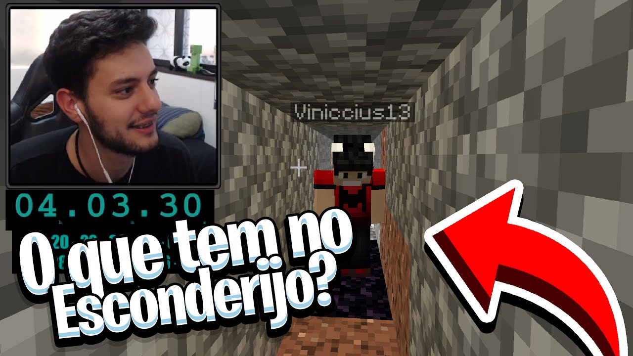 PERGUNTEI ao VINICCIUS13 O QUE TEM NO ESCONDERIJO! - Forever Mapa 3 #99