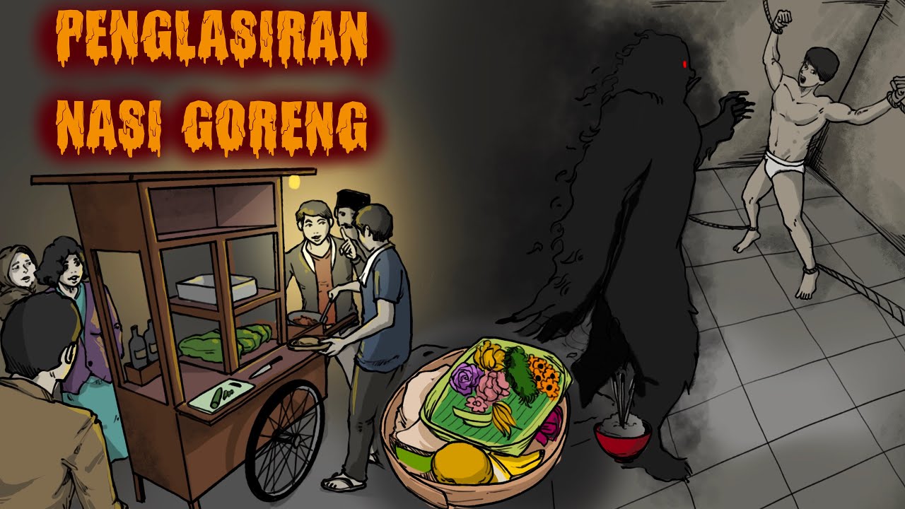 TEROR JIN PENGLARIS Rumah Makan | Cerita Bergambar
