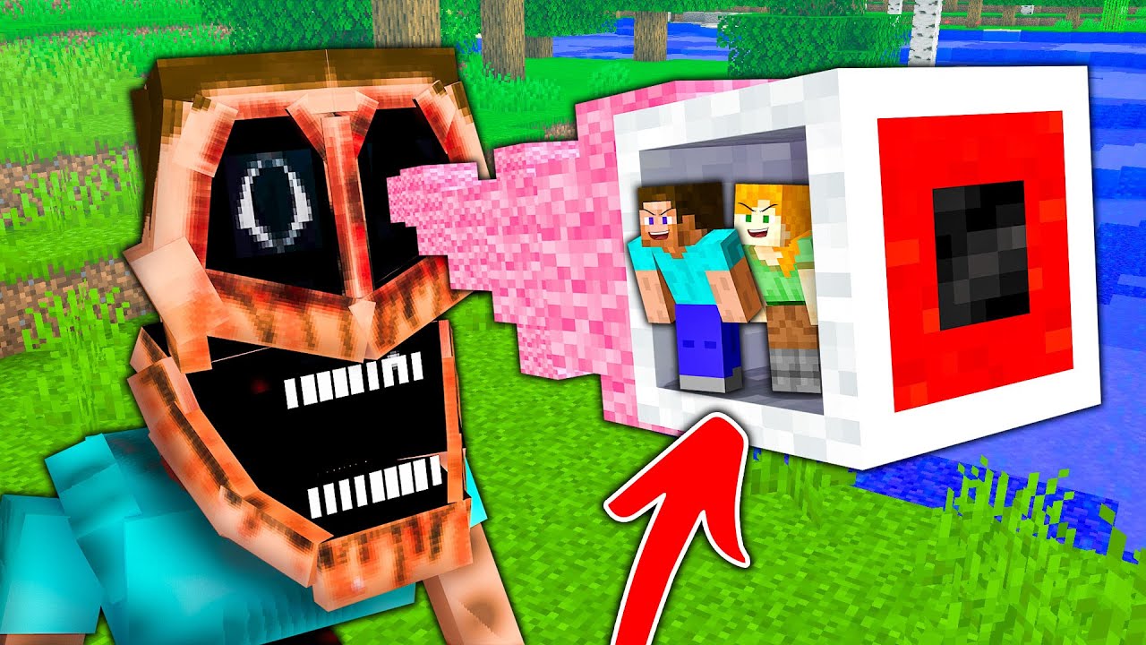 Building a Secret Base inside Mimicer’s EYE in Minecraft