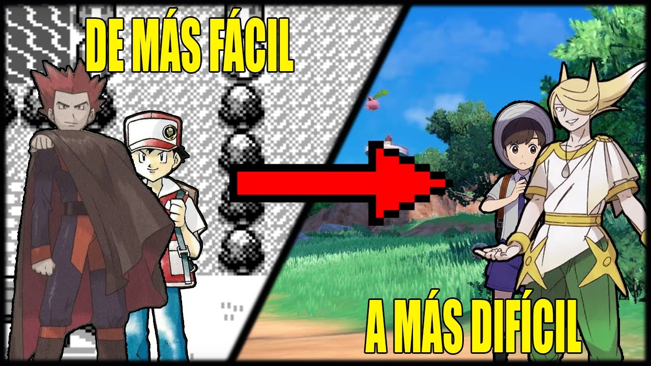 TODOS Los Juegos de Pokémon | Del MÁS FÁCIL al MÁS DIFÍCIL