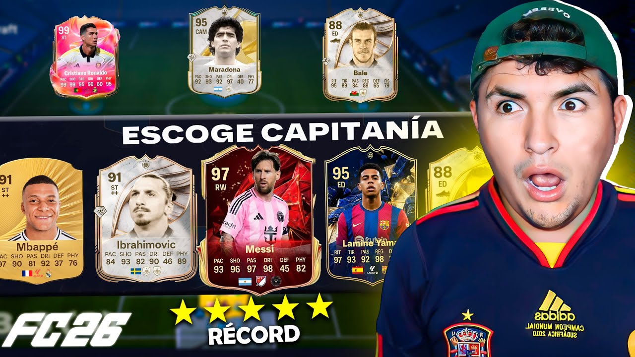 MI PRIMERA VEZ JUGANDO FUT DRAFT en FC 26 😱 *CONSIGO EL RÉCORD HISTÓRICO*