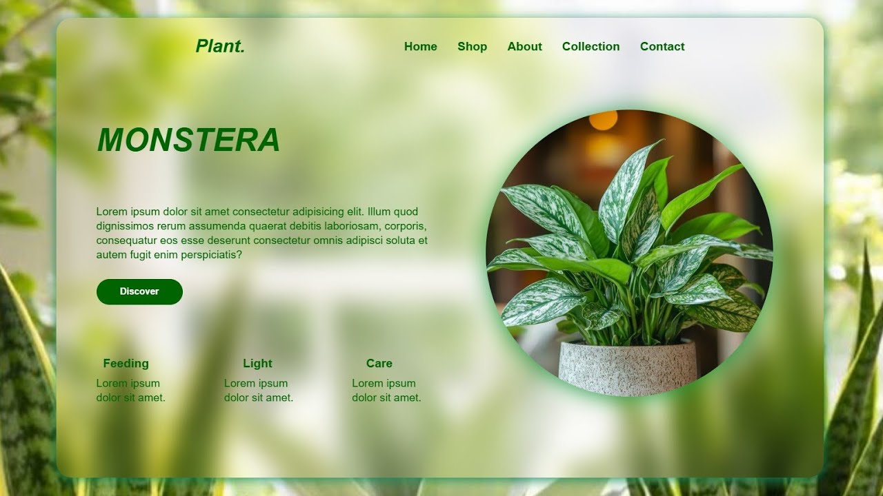 Design a Modern Home Page with HTML and CSS