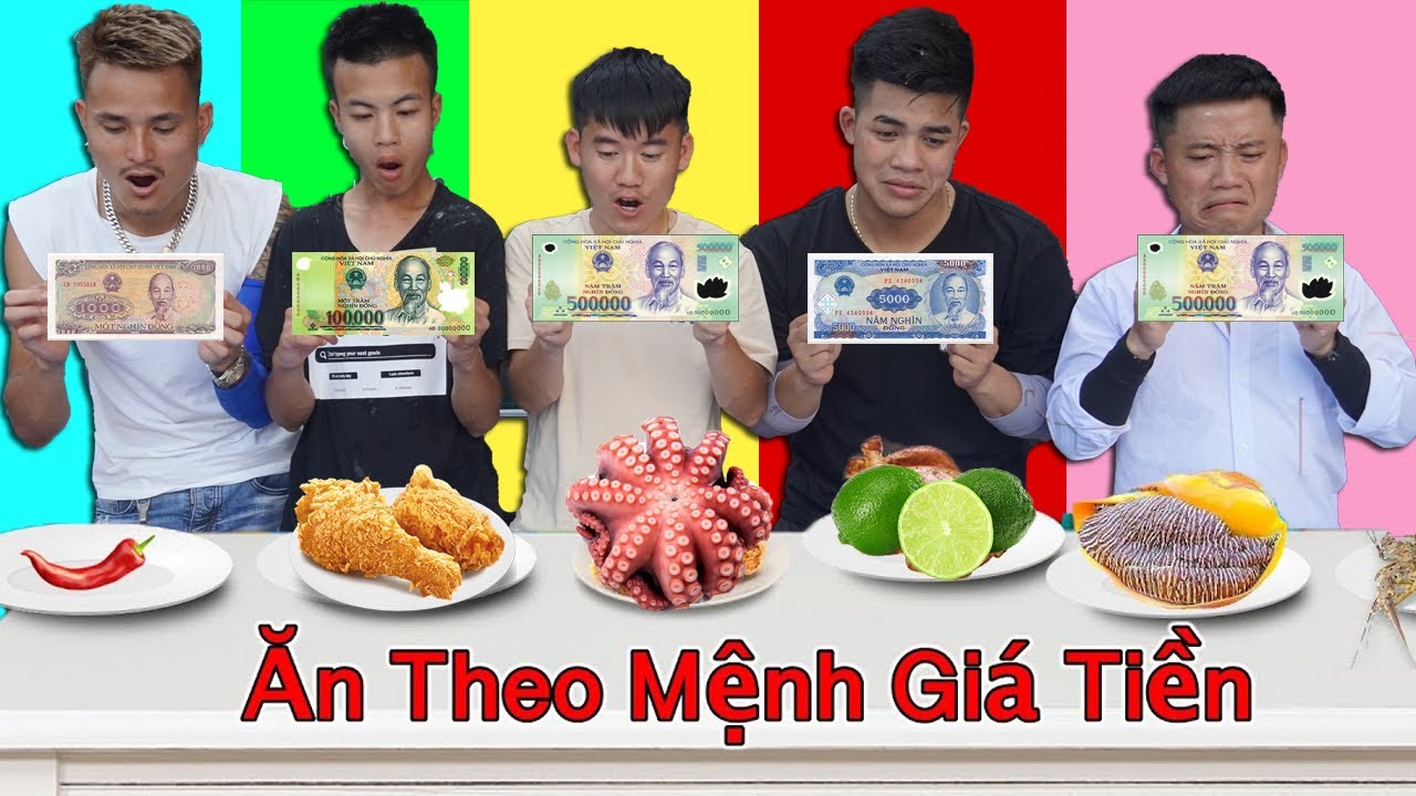 Hưng Troll | Tập 2 : Thử Thách Đồ Ăn Theo Mệnh Giá Tiền Thắng Nhận 500$