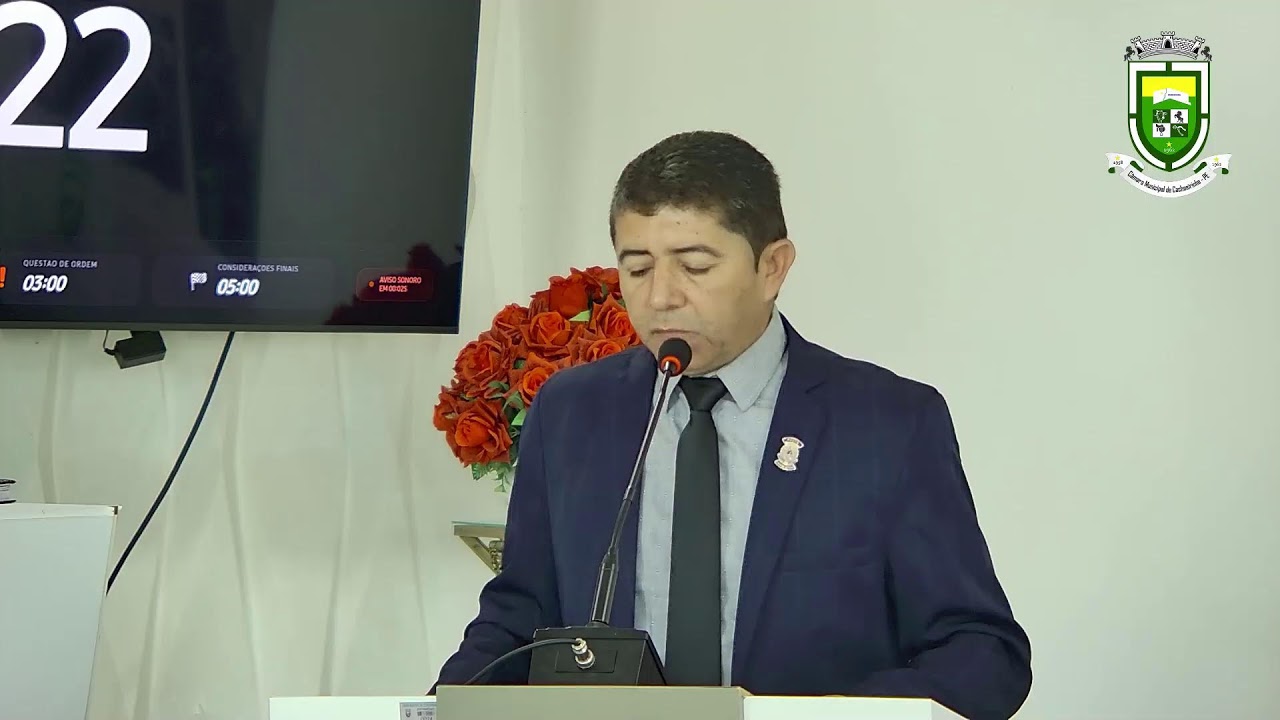 Reunião Ordinária da Câmara Municipal de Cachoeirinha - PE, 13 de Março de  2026