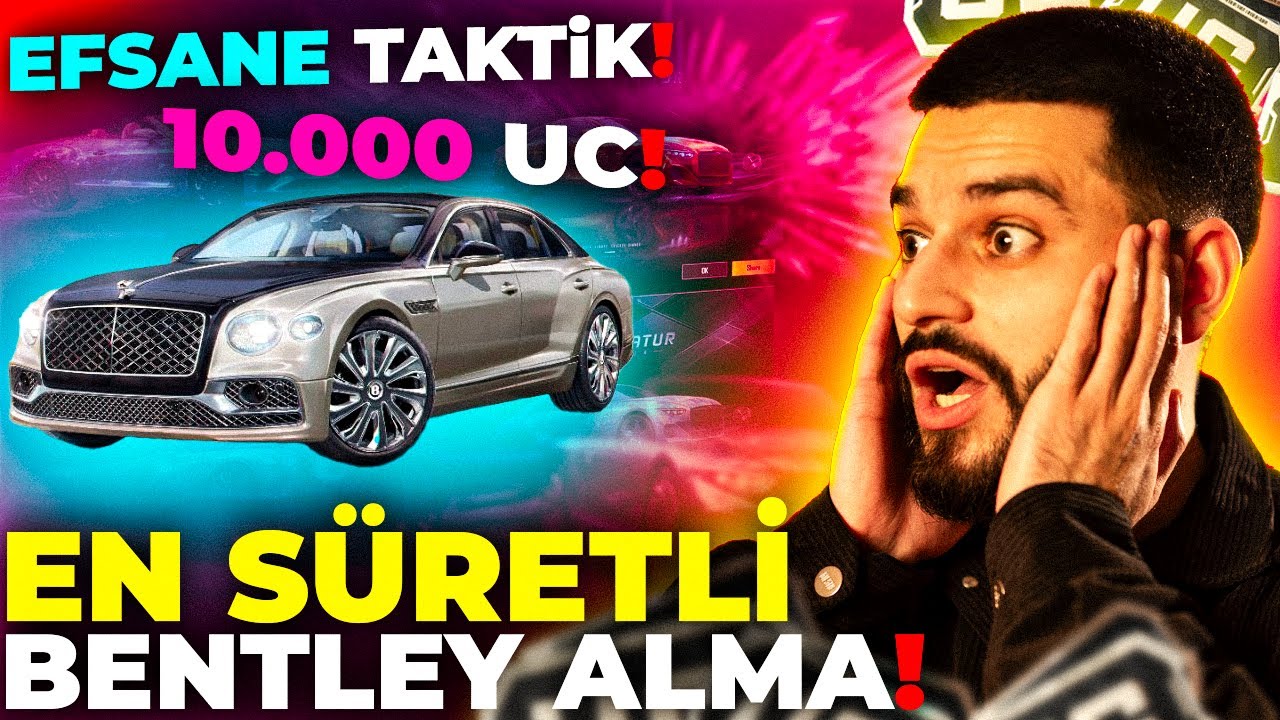 EN TEZ BENTLEY ÇIXARMA TAKTİKİ!! 🤯 10.000+ UC QUTU AÇILIMI!! | PUBG MOBILE