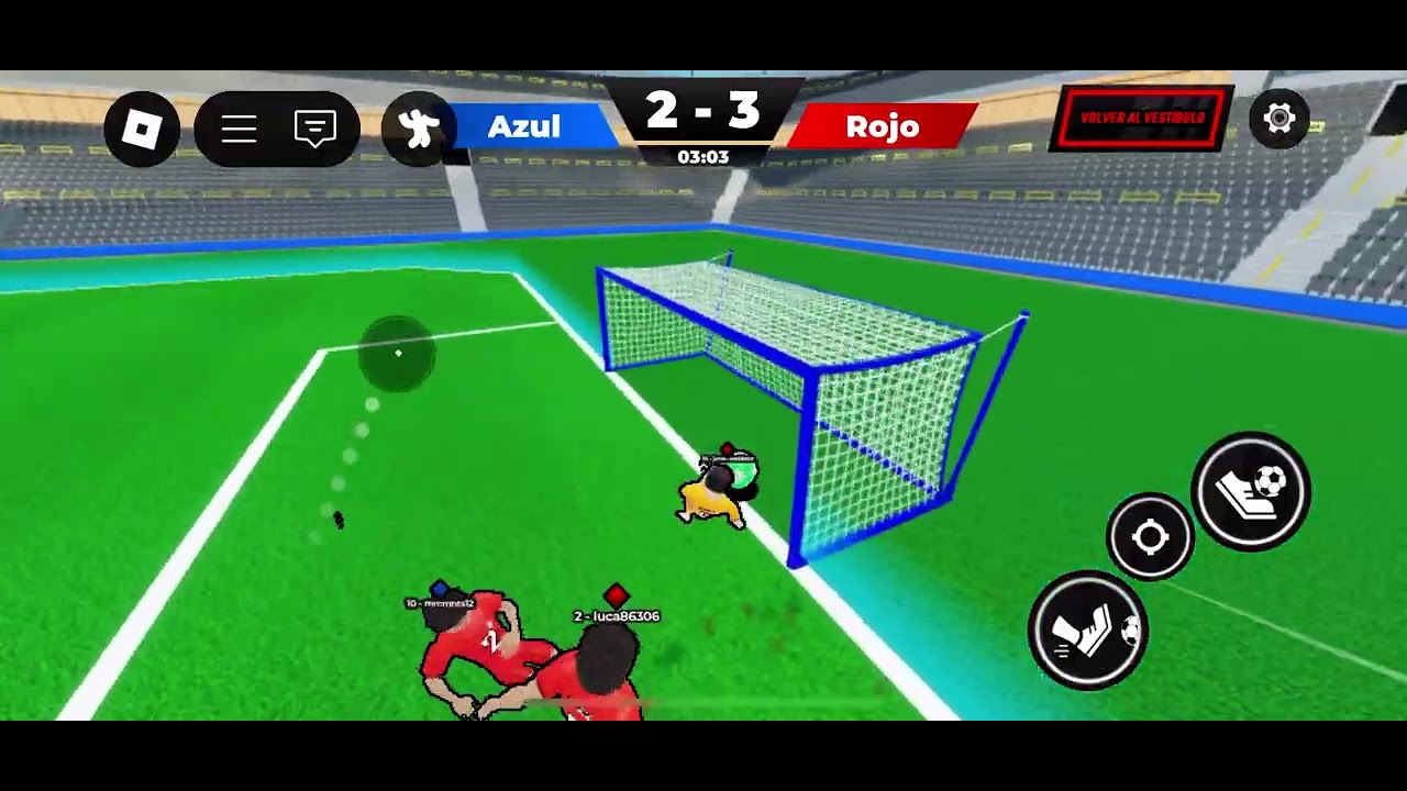 Jugando a un juego de futbol (juego nuevo?)