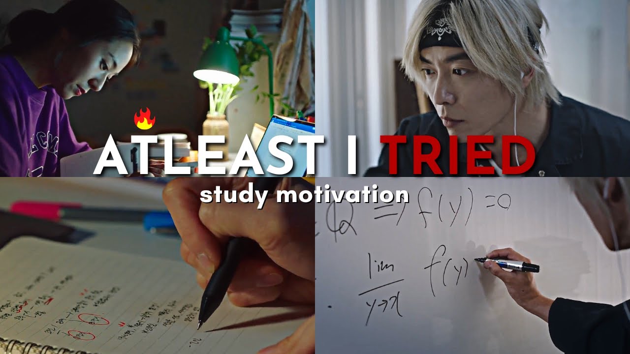 Atleast I Tried! study motivation from kdramas 📚 | kdrama student life