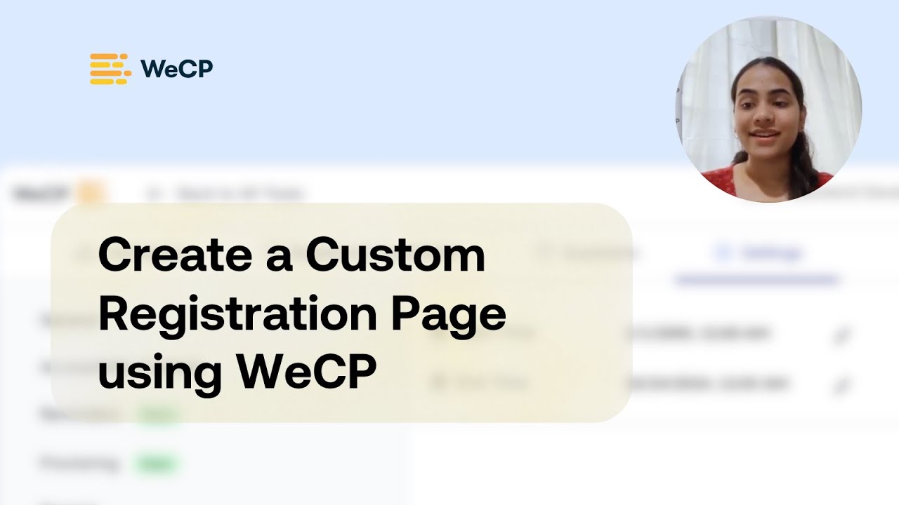 Creating a Custom Registration Page for Your Assessment using WeCP