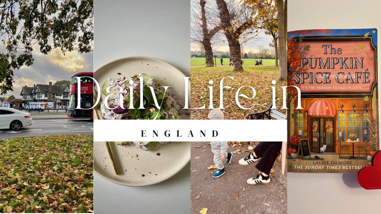 Daily Life in England | A cosy Rainy Day in London | Making Haleem, reading Pumpkin Spice cafe. 