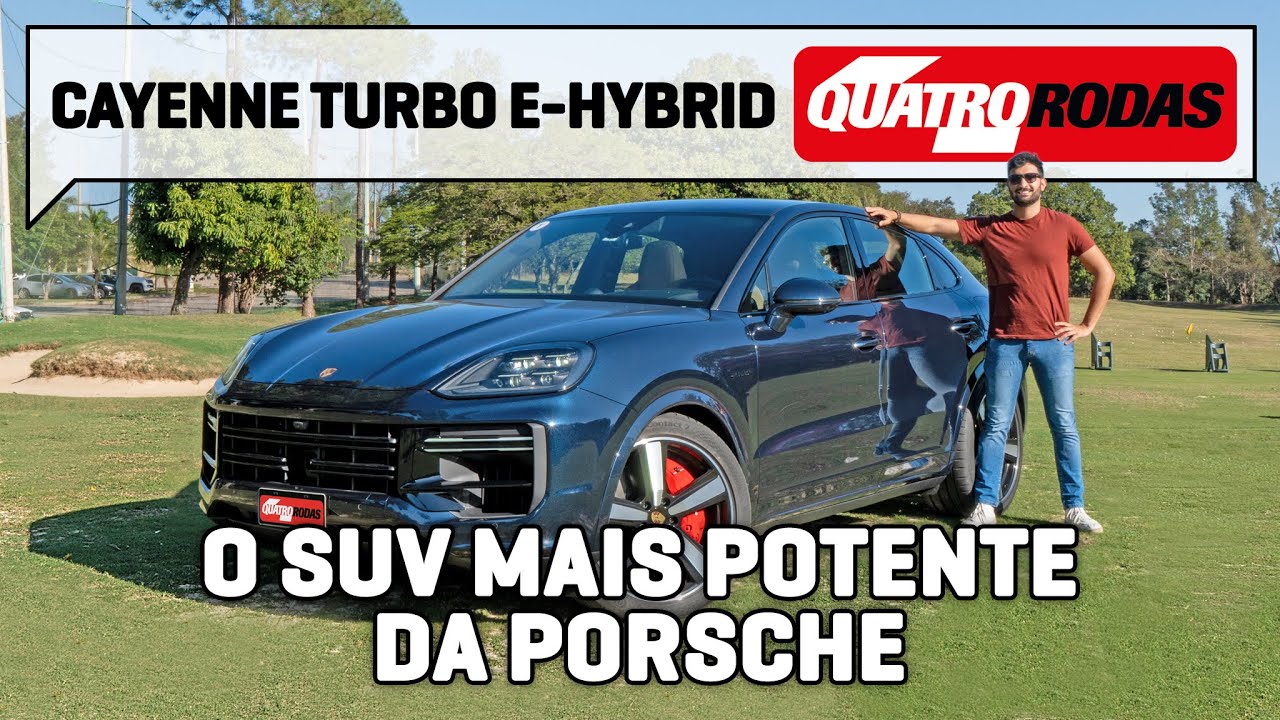 Porsche Cayenne Turbo E-Hybrid: híbrido de 739 cv é um dos SUVs mais rápidos do mundo