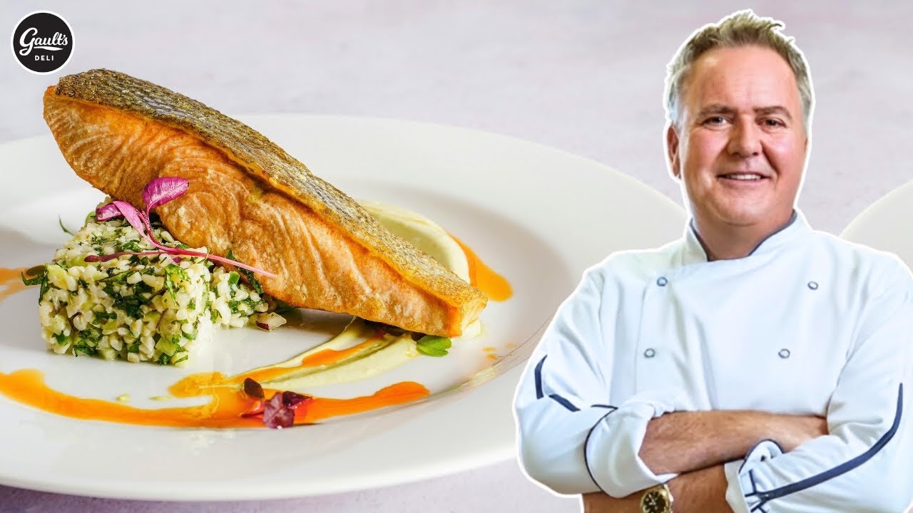 Perfect Pan-Seared Salmon with White Wine Lemon Sauce and Crispy Skin!