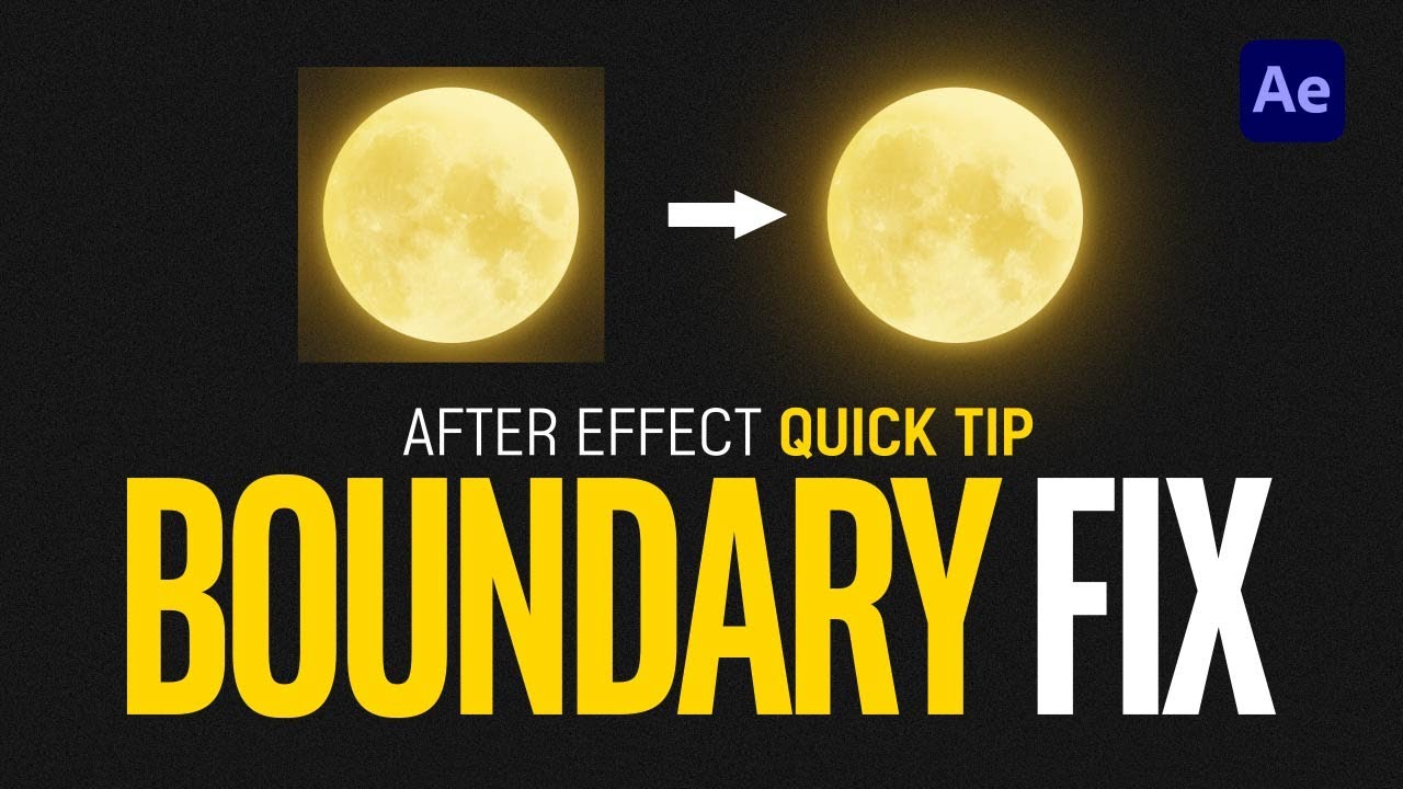 After Effects Quick Tip boundary Edge Fix