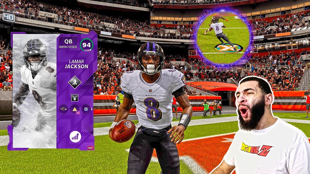 94 Ovr Lamar Jackson is INSANE!!! Lamar Jackson Zero Chill MUT Gameplay!!!